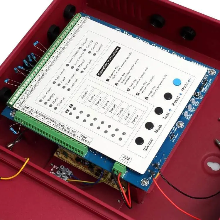 Smoke Detection and Fire Alarm System Fire Detector Control Panel